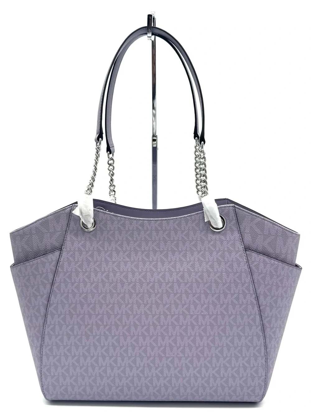 Michael Kors Jet Set Large Signature Logo Shoulder Bag - Lilac